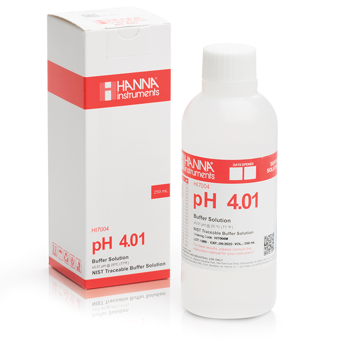 Hanna Instruments pH 4.01 Calibration Solution, 230 mL