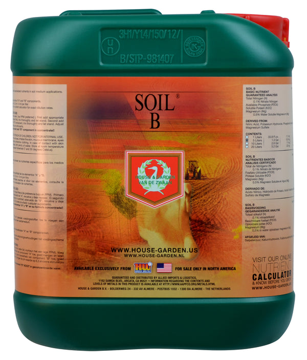 House and Garden Soil B, 5 Liter