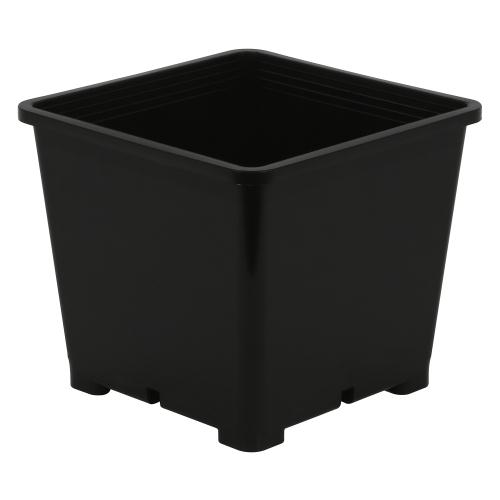 Gro Pro Premium Black Square Pot 8 in x 8 in 7.5 in (100/Cs)