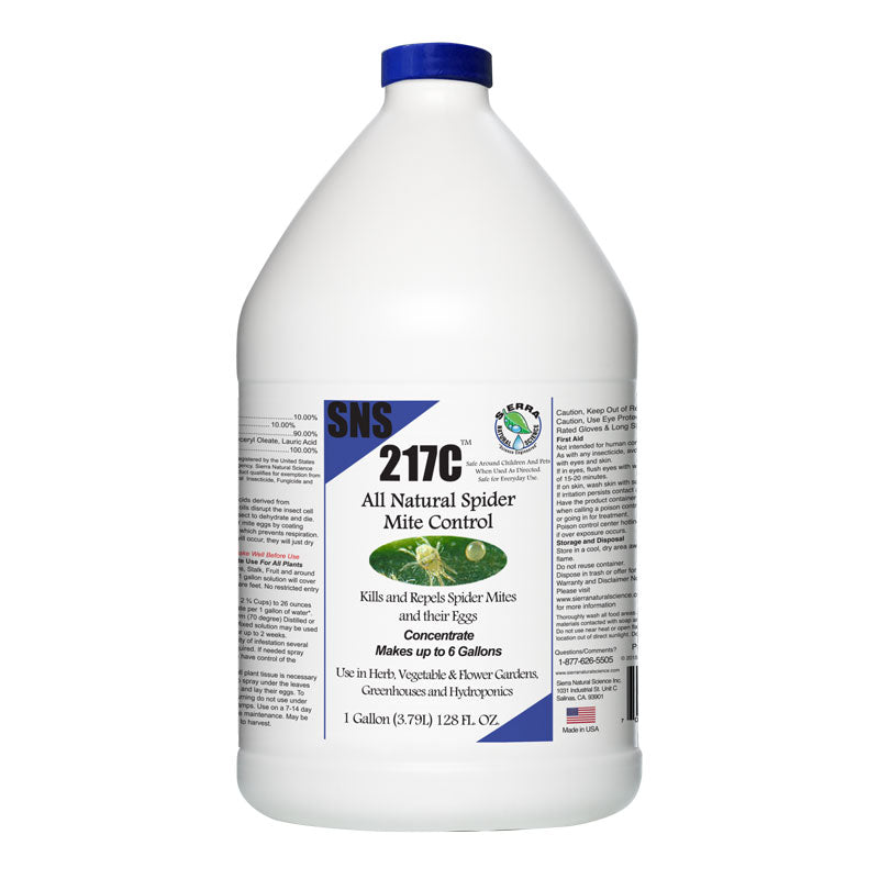 Sierra Natural Science 217C Spider Mite Control Concentrate, 1 Gallon